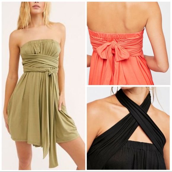 NWT Free People Beach Redondo Peach Romper - Picture 3 of 12